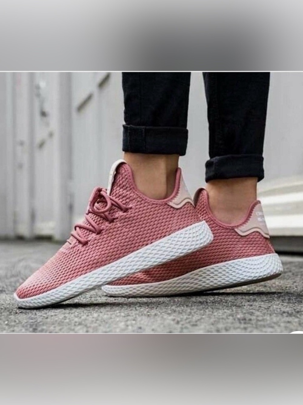 adidas Pharrell Williams Tennis Tactile Rose Pink Sneakers Women’s 6